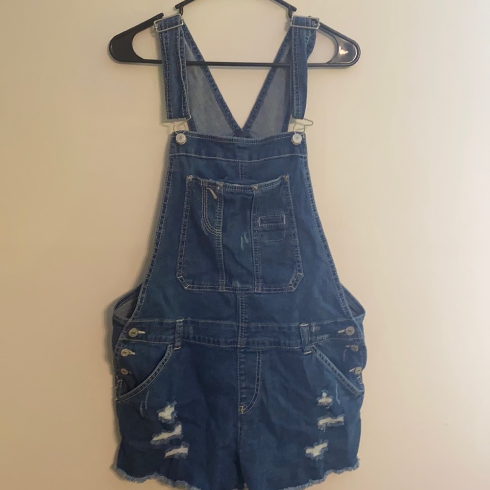 Overall Shorts